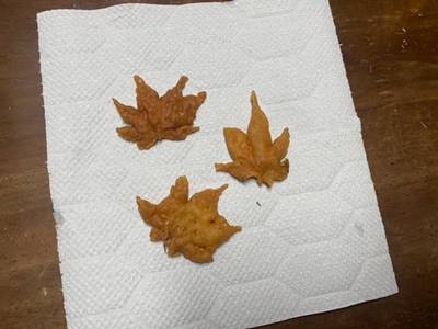 紅葉の天ぷら